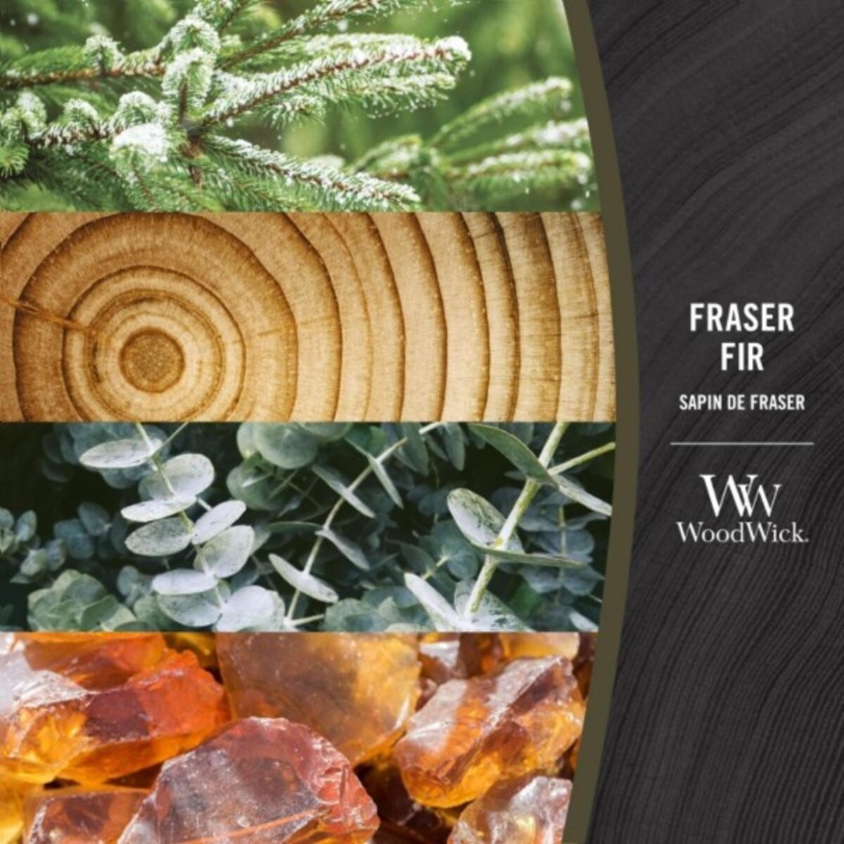 WoodWick świeca Elipsa FRASIER FIR