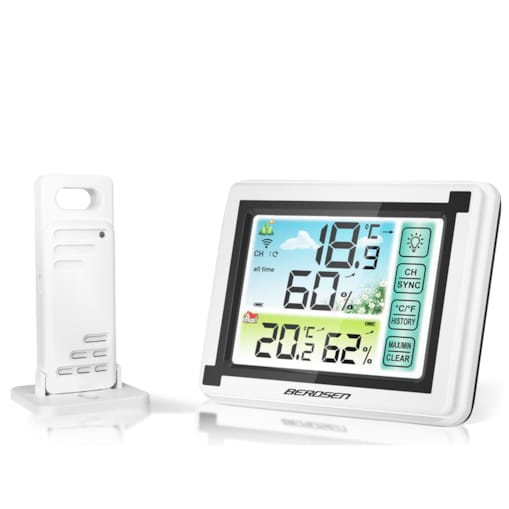 Bezprzewodowa stacja pogody pogodowa higrometr Berdsen