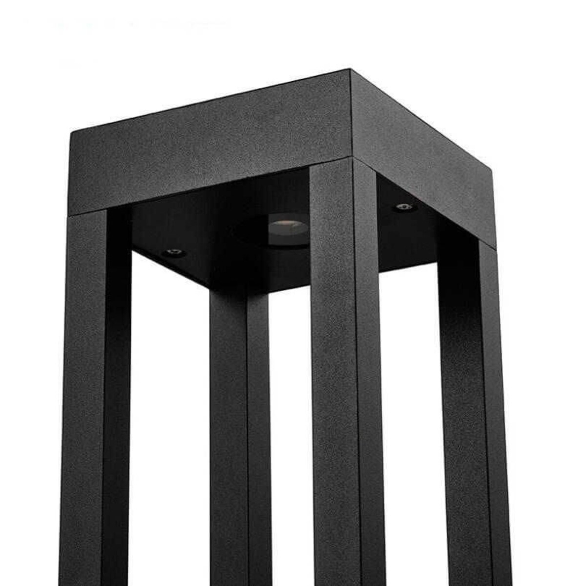 Stojąca LAMPA zewnętrzna QUBE ABIGALI-GLQ400WW 7W Abigali ogrodowa OPRAWA metalowa LED 7W 3000K outdoor IP65 czarna