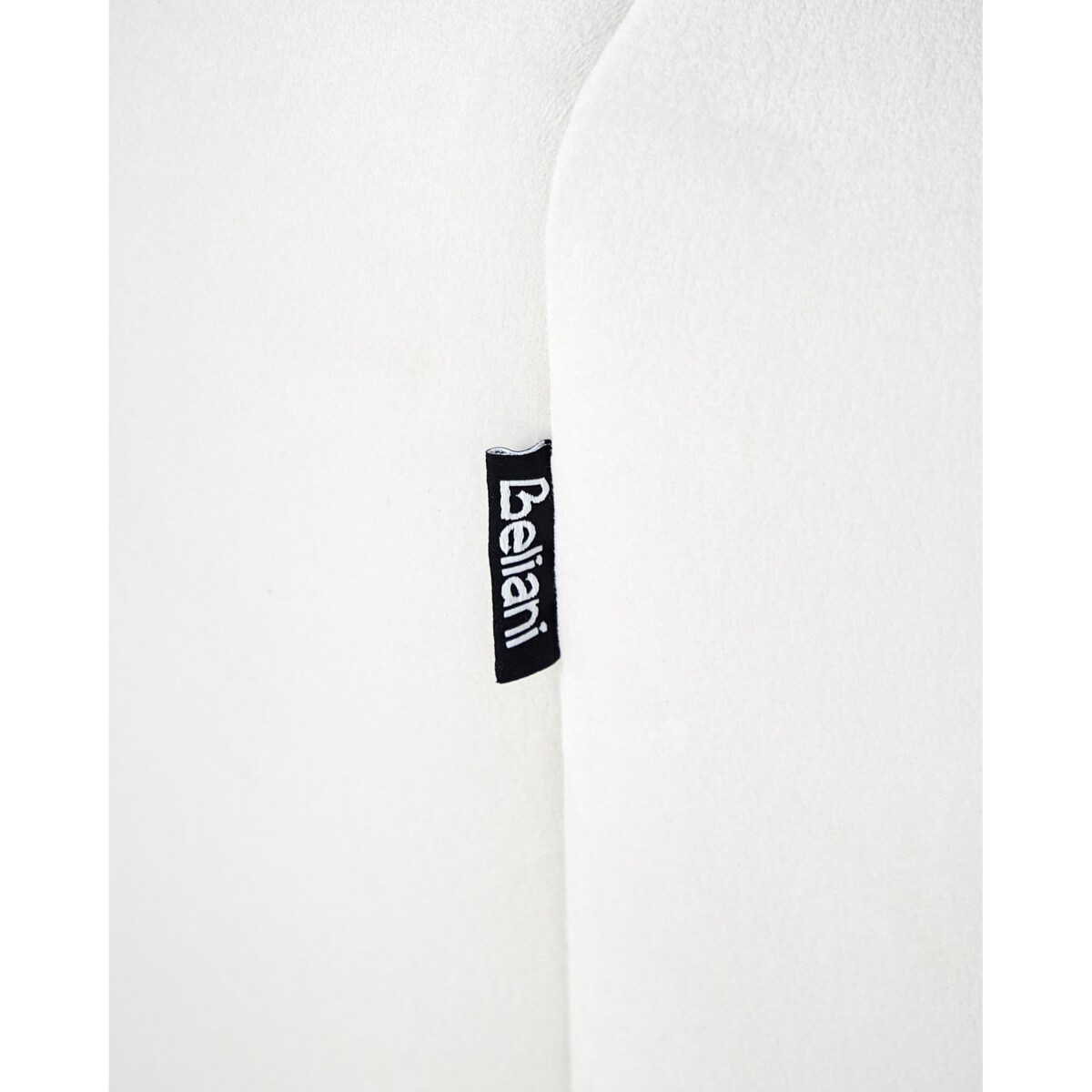 Fotel MALUNG Welur Złamana biel