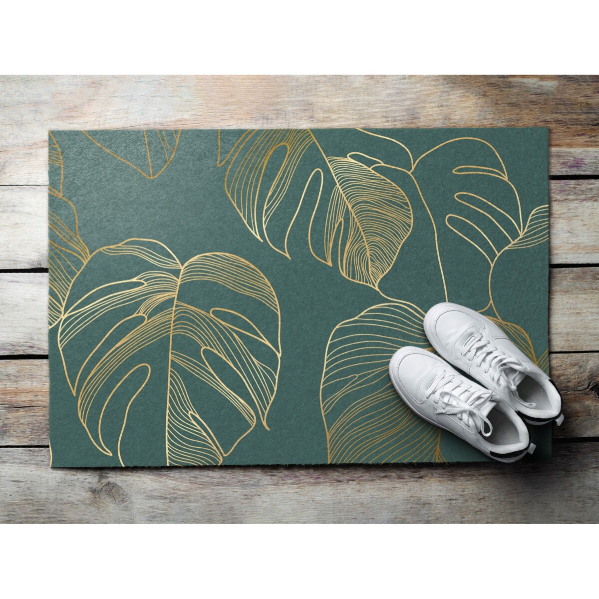 Wycieraczka zewnętrzna Liście monstery 90x60cm