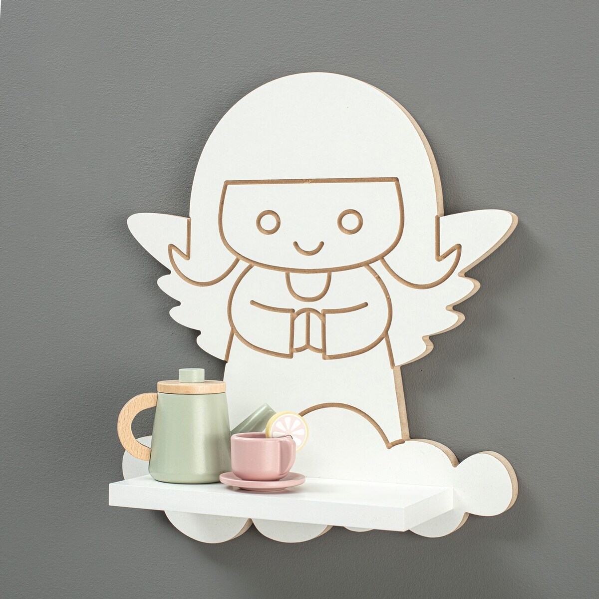 Półka Lovely Angel 37x14x42cm, 37 x 14 x 42 cm