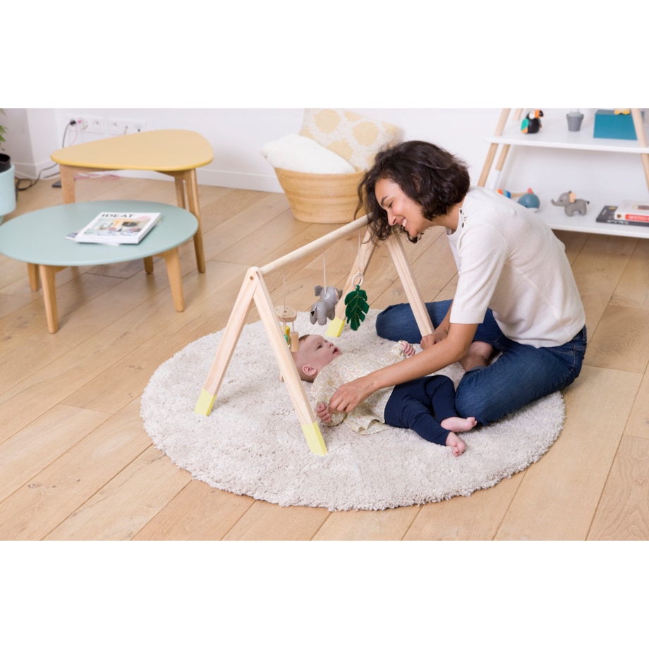 Drewniany stojak edukacyjny - dżungla