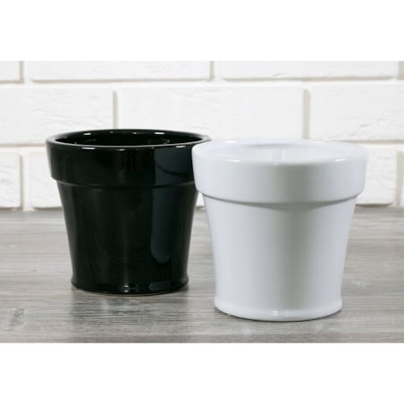 DONICA LEON czarna ceramiczna śr. 14cm