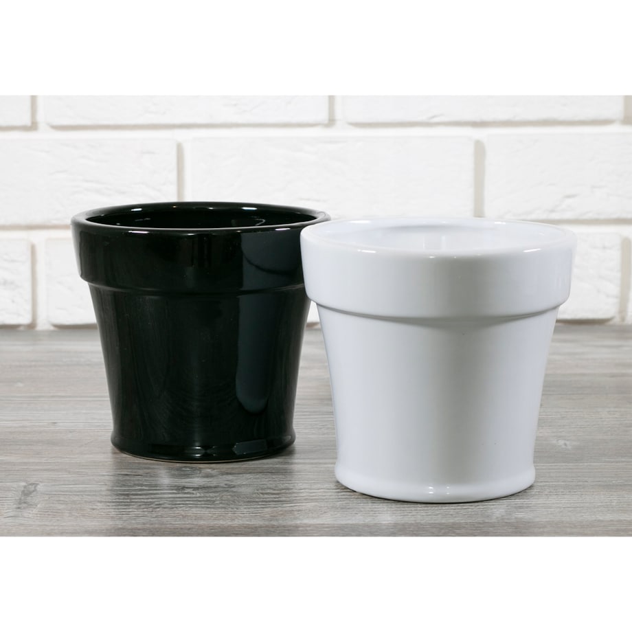 DONICA LEON czarna ceramiczna śr. 14cm