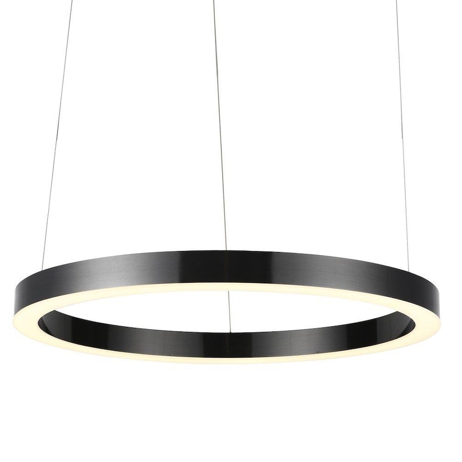 Metalowy ring Circle ST-8848-80 black Step LED 80W 3000K podwieszany tytanowy