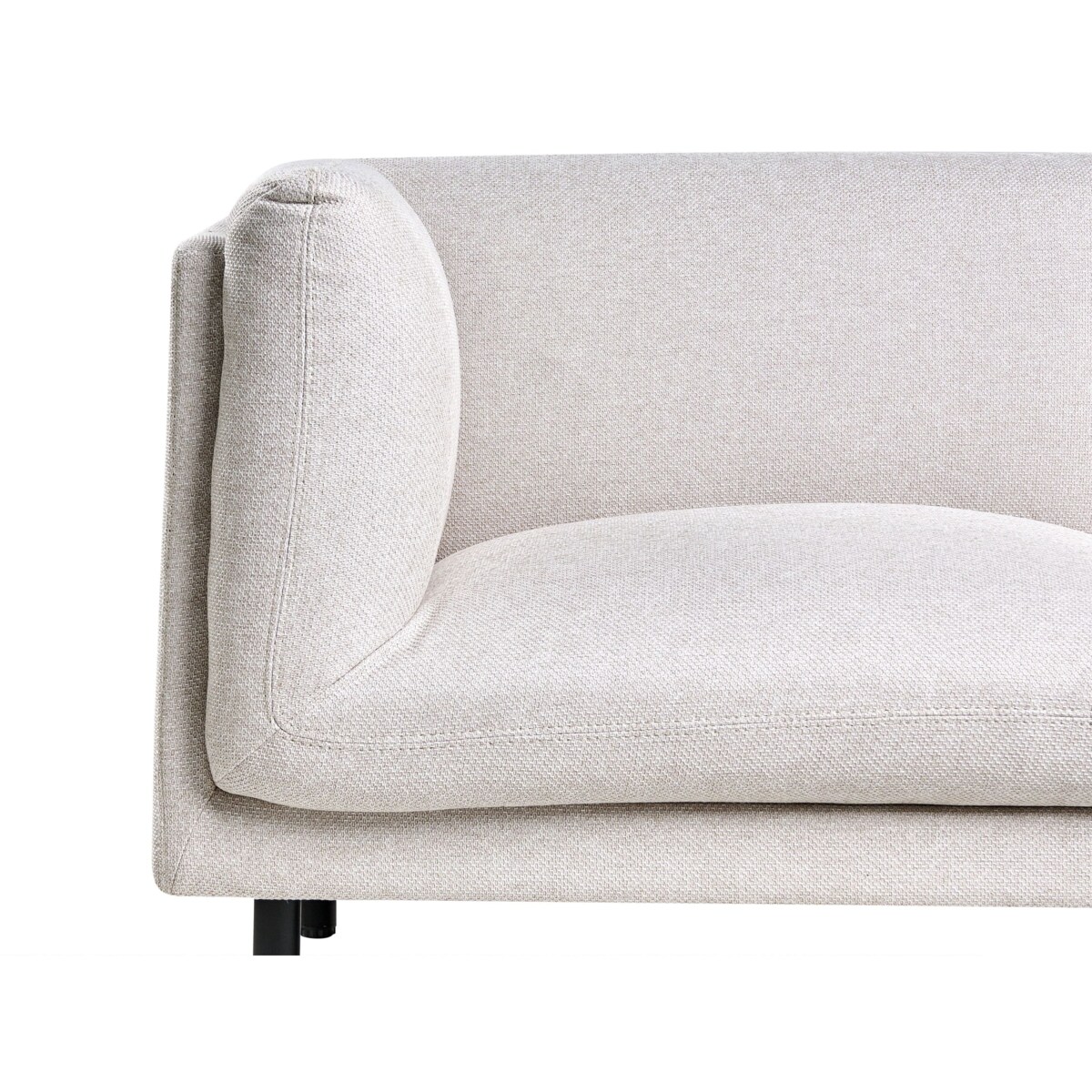 Sofa VORGOD Jasnobeżowy dla 3 osób