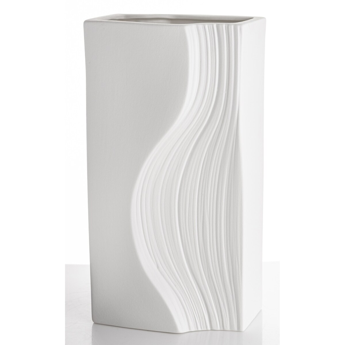 Wazon porcelanowy 35x17x12 cm PRINCIPE biały