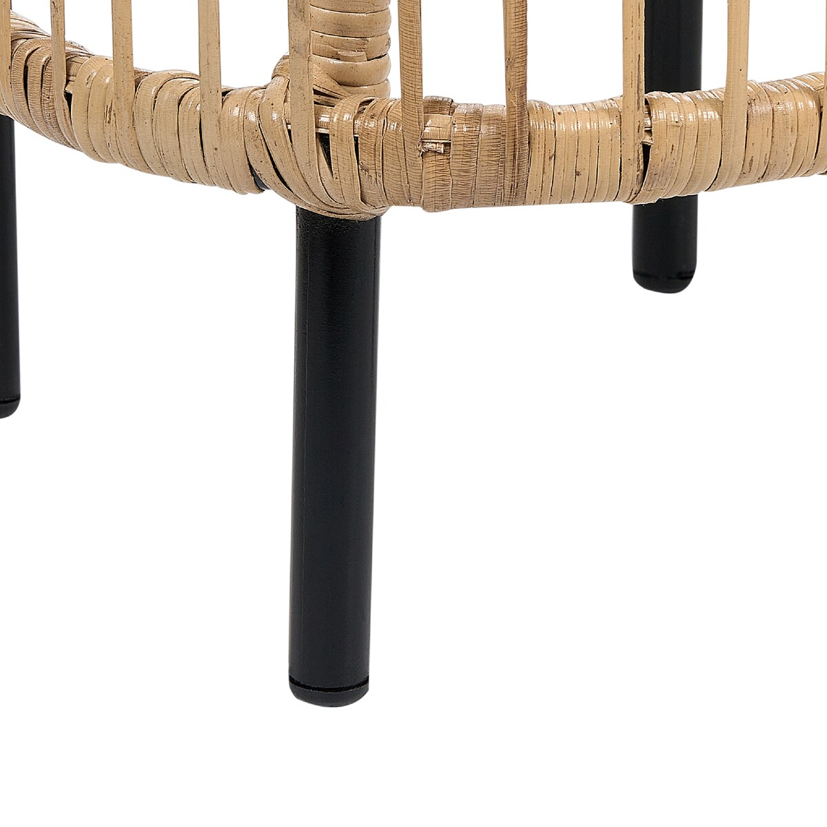 Zestaw 2 stolików kawowych CESENATICO Rattan Naturalny