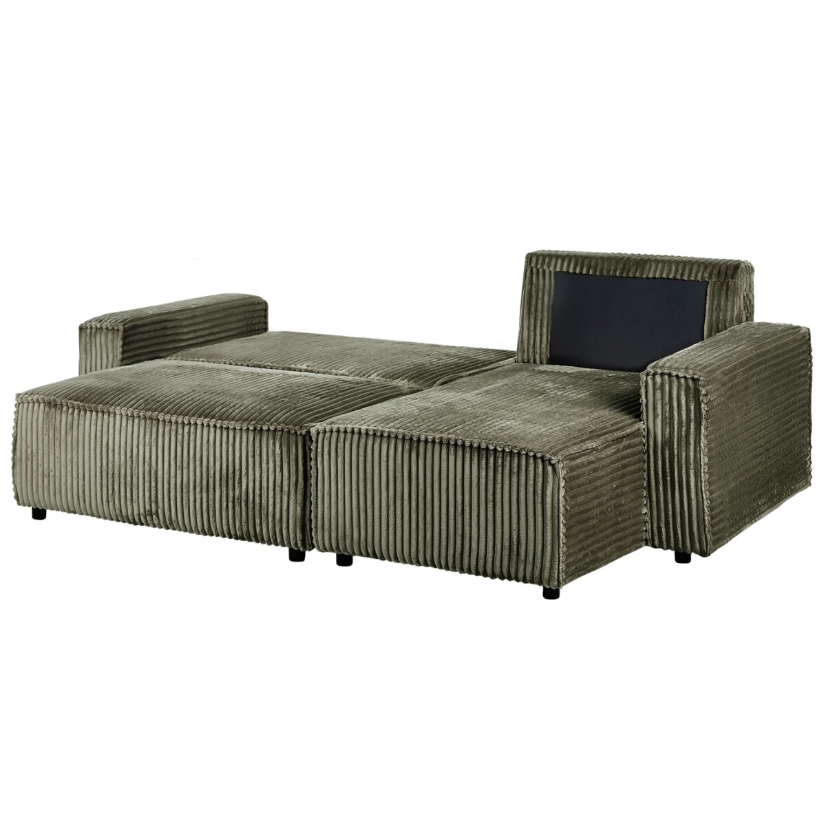 Sofa rozkładana ABACKA Sztruks Lewostronny