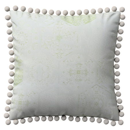 Poszewka Wera na poduszkę 45x45 zielony ornament