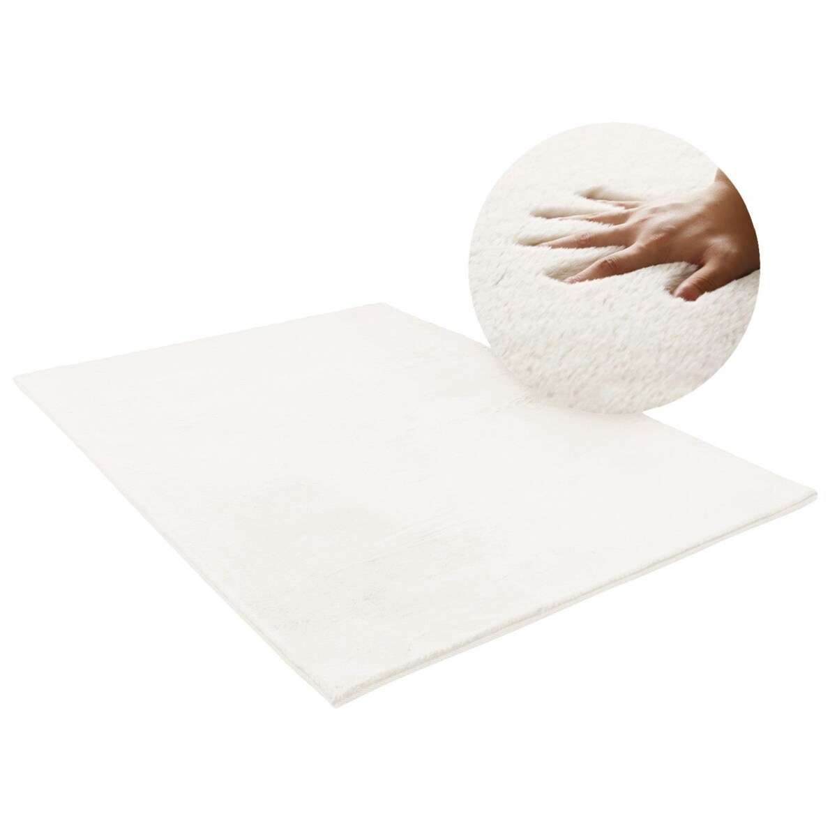 DYWAN RABBIT ECRU 160x230