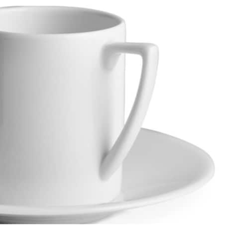 Filiżanka do espresso ze spodkiem Jasper Conran White Wedgwood