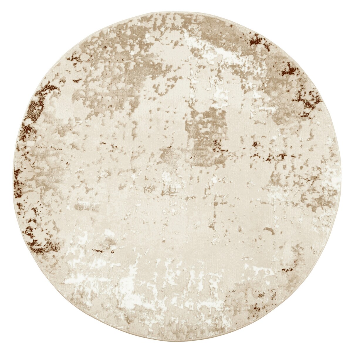 Dywan okrągły nowoczesny Studio 120 cm e-floor OEKO-TEX beżowy