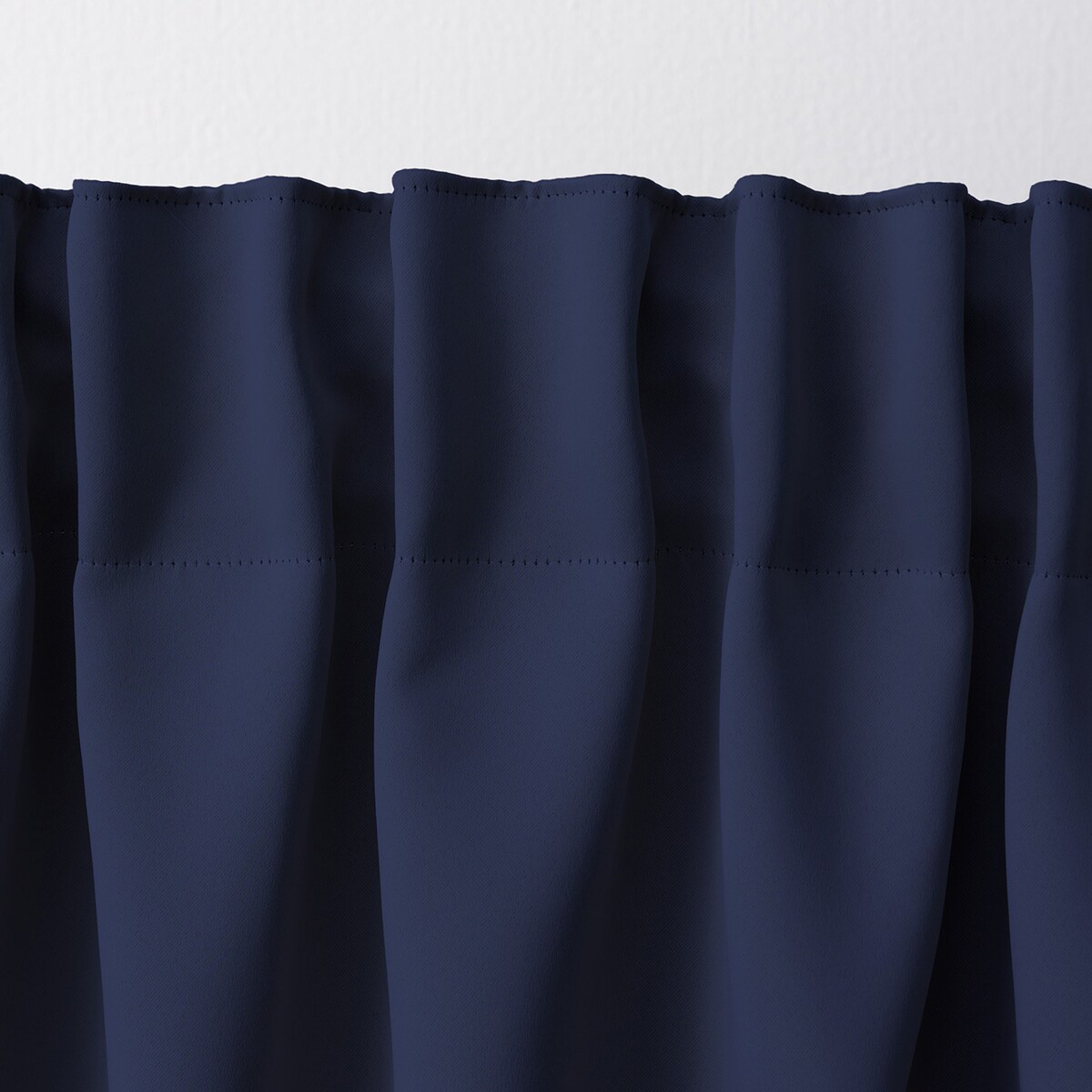 Zasłona zaciemniająca na taśmie marszczącej granatowy 140 x 280 cm 1 szt. 140x280 granatowy