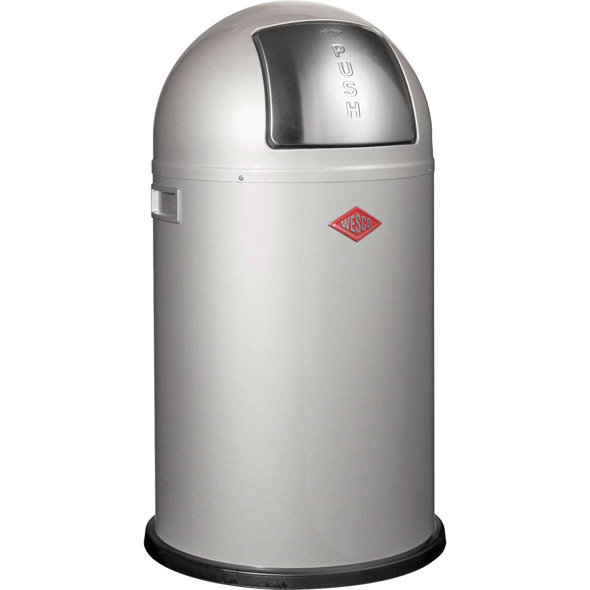 Kosz na śmieci srebrny 22l Pushboy Jr. Wesco