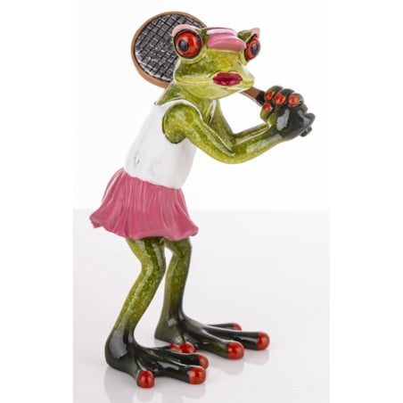 Figurka - żabka 15x9x9,5 cm FROGG tenisistka