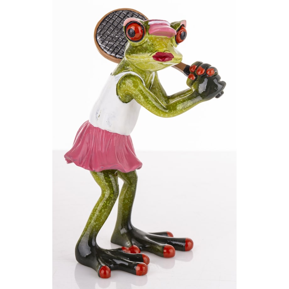 Figurka - żabka 15x9x9,5 cm FROGG tenisistka