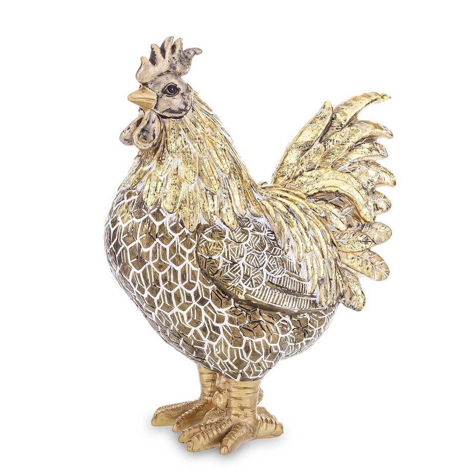 Dekoracja - kogut 26,5x20x11 cm CAZZO dropiaty