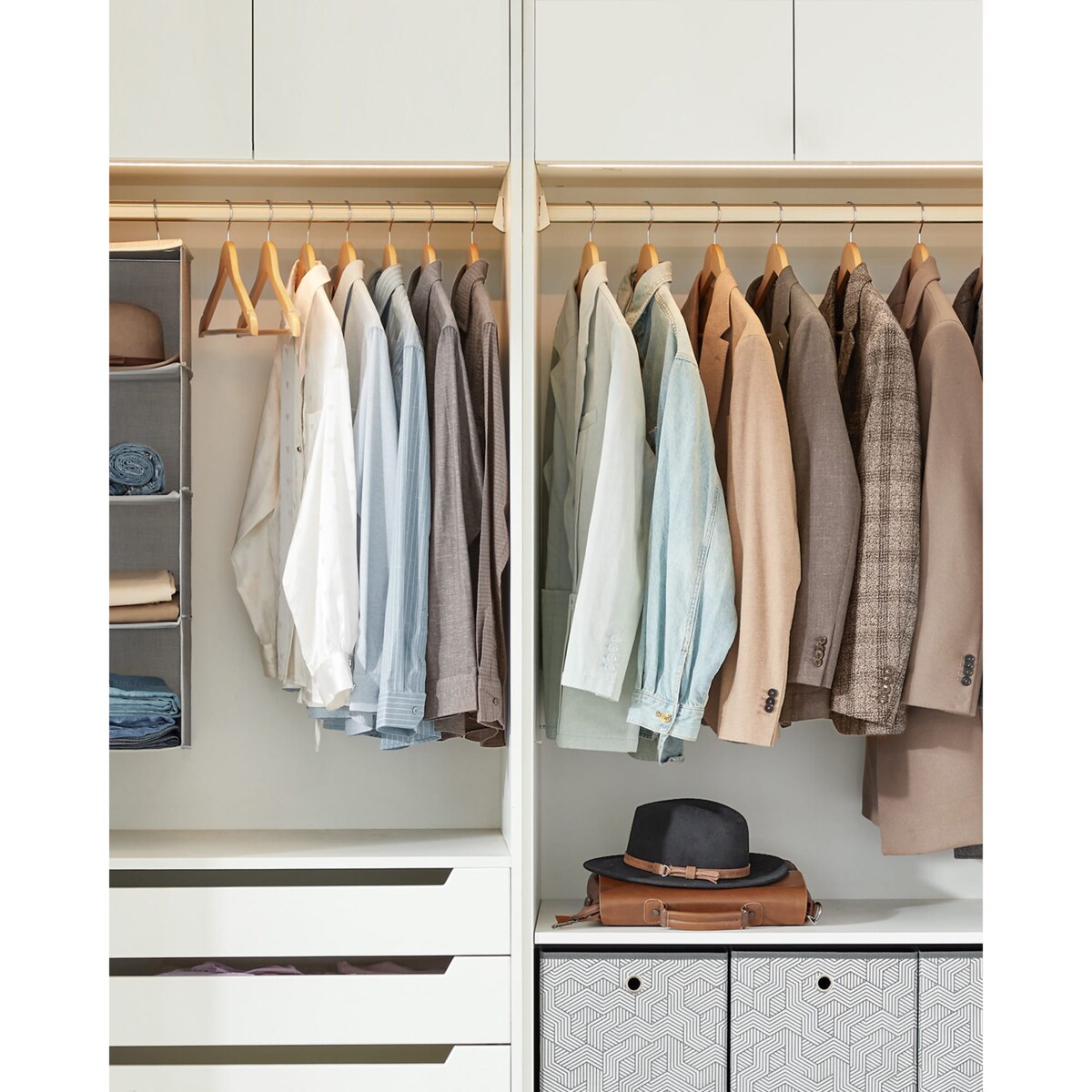 Wieszaki Drewniane Na Ubrania Komplet 20Szt Naturalny