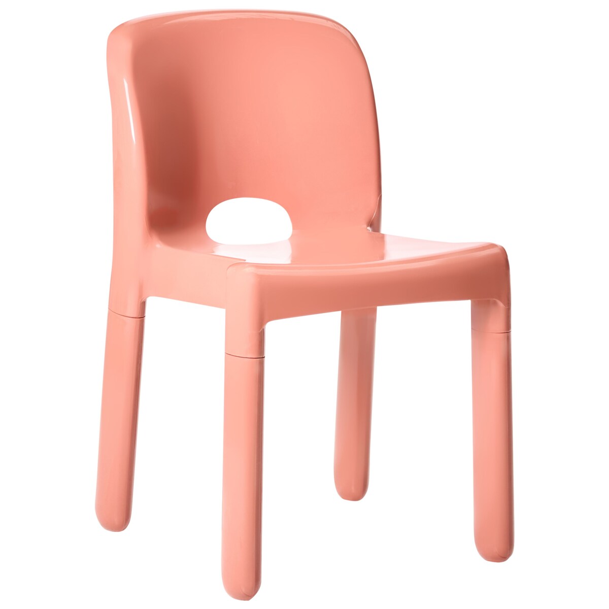 Zestaw 4 krzeseł ogrodowych BETIM Koralowy