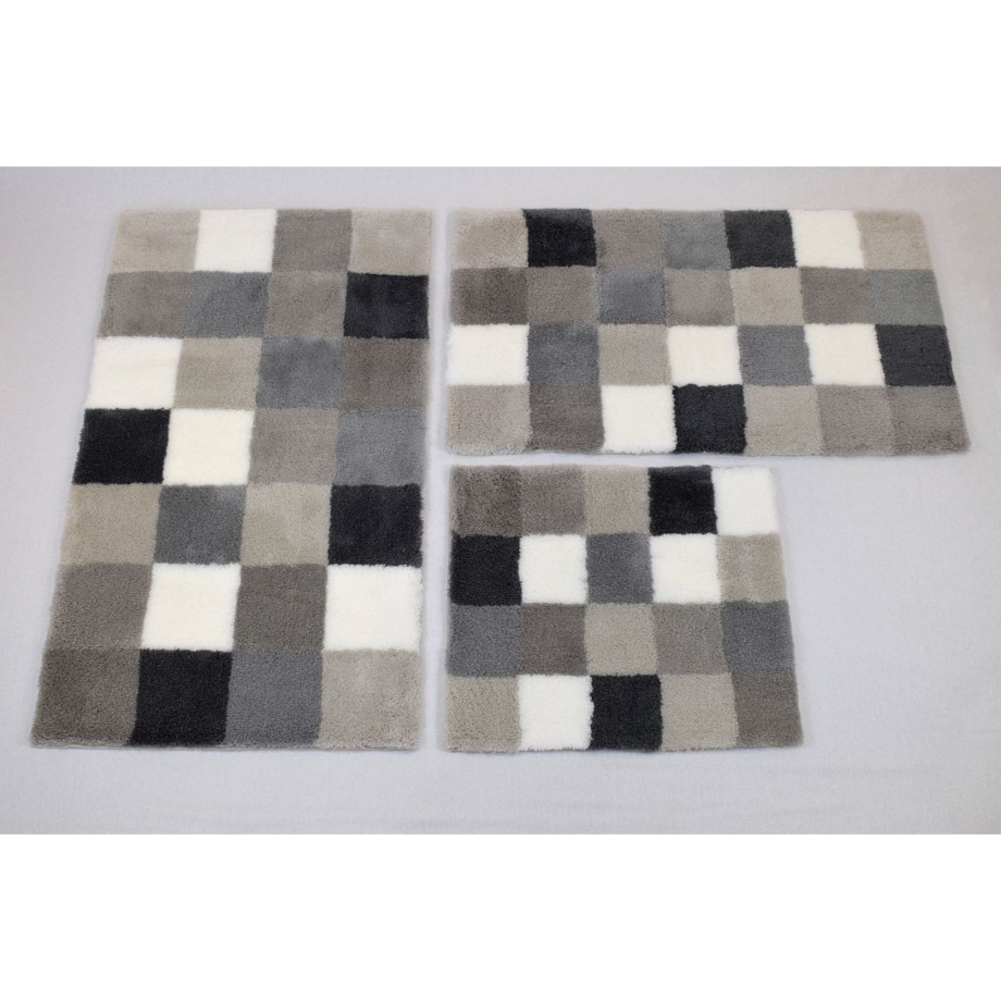 Kleine Wolke Caro Dywanik łazienkowy szary 60x105 cm