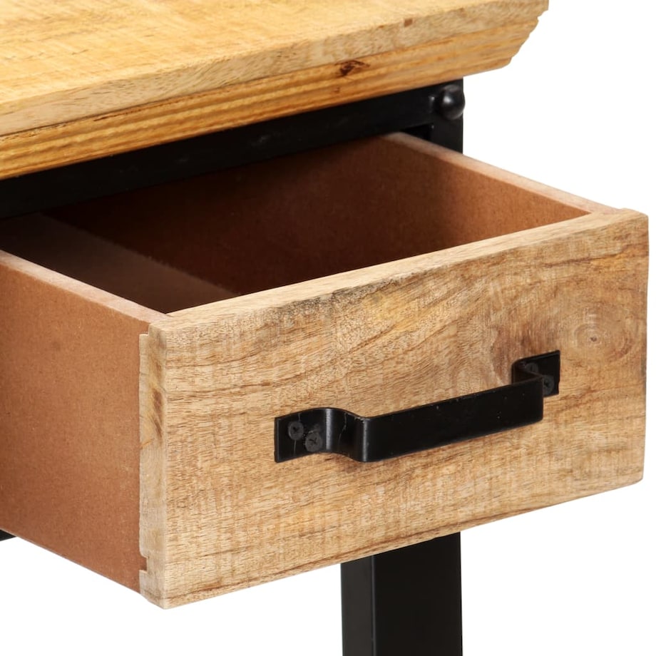 vidaXL Biurko, 110 x 50 x 76 cm, lite drewno mango