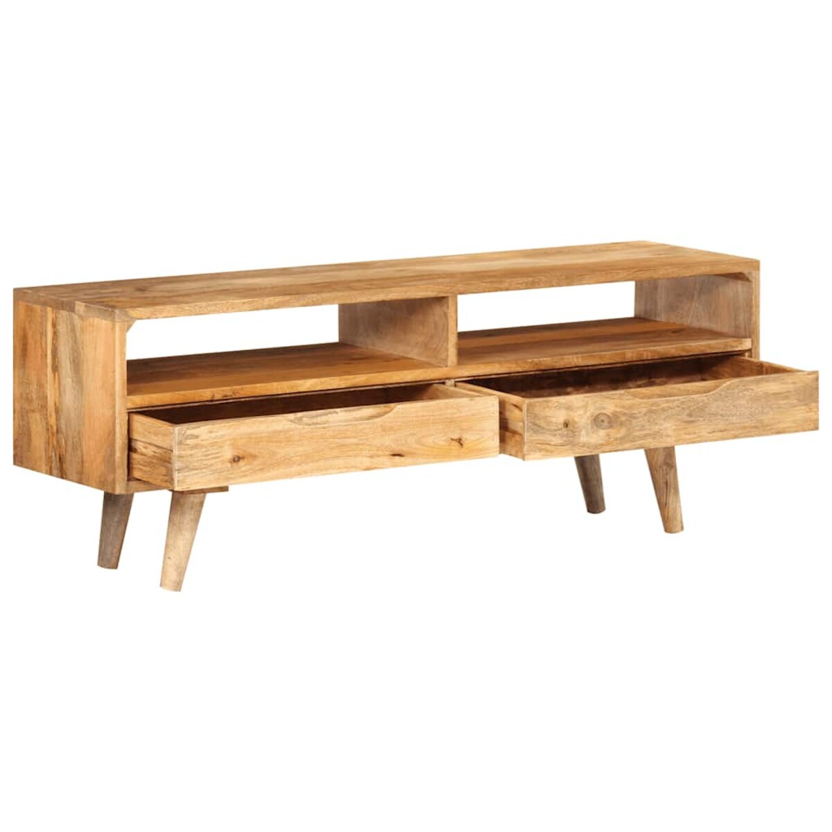 vidaXL Szafka pod telewizor, 110x30x41 cm, lite drewno mango