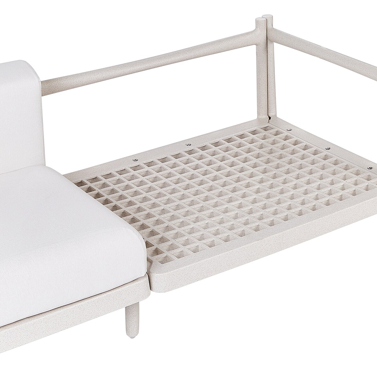 Sofa ogrodowa dla 2 osób FERRETTI Jasnobeżowy