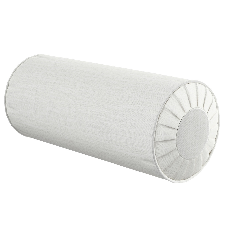 Poduszka wałek z zakładkami, ecru, Ø20 x 50 cm, Harmony