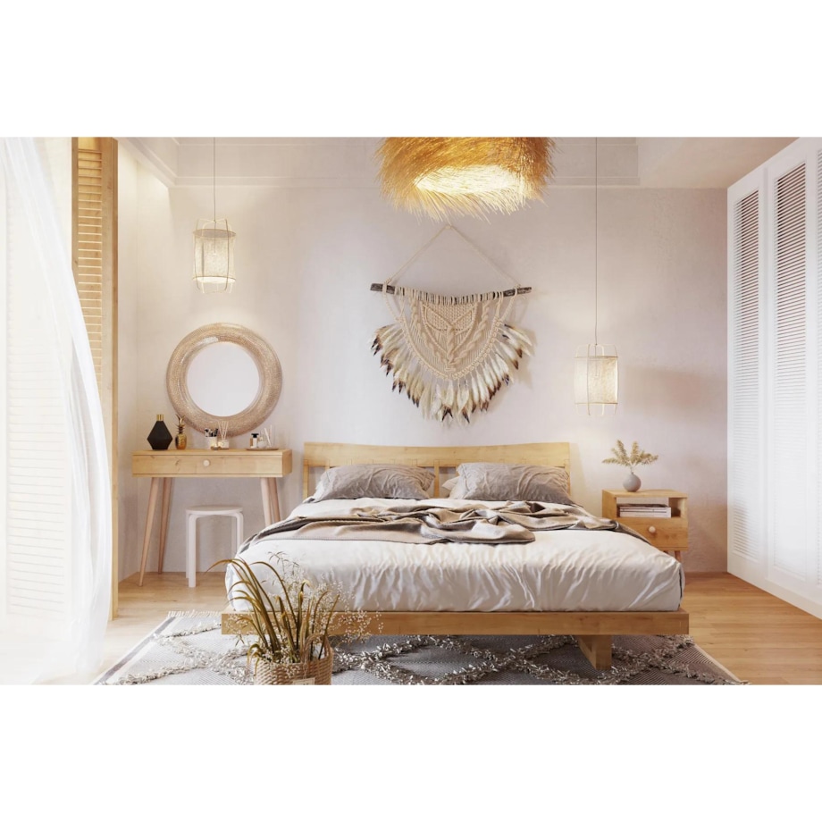 Szafka nocna LEBEL dąb craft złoty