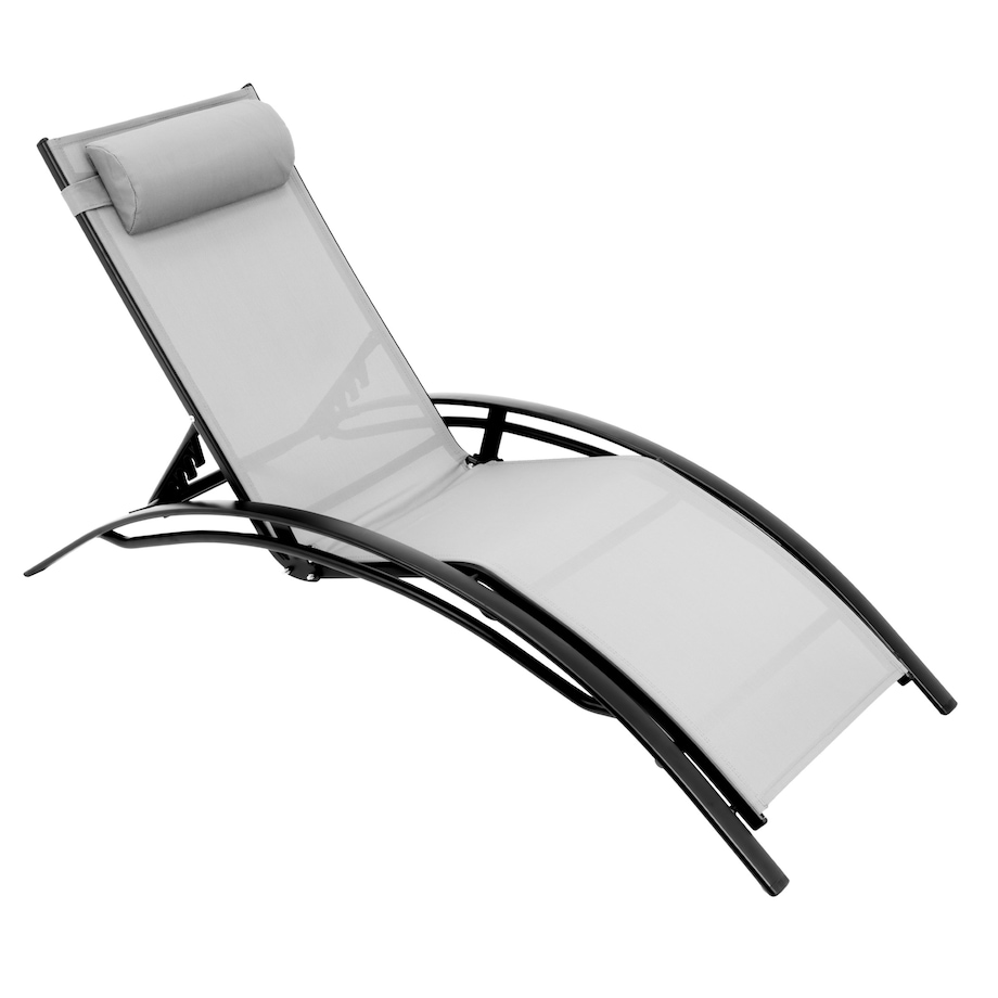 Leżak OGRODOWY wygodny aluminiowy