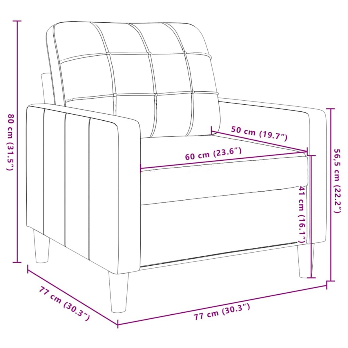 vidaXL 3-częściowy komplet wypoczynkowy, obity aksamitem, kremowa