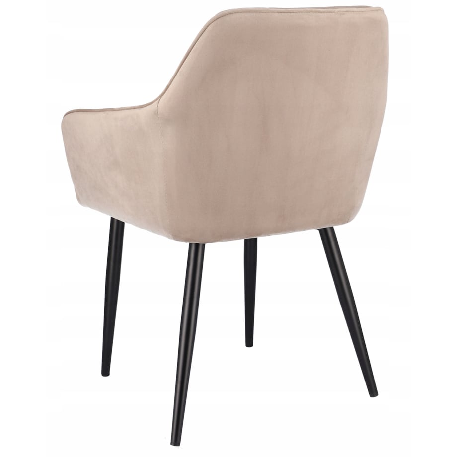 KRZESŁO welur TAPICEROWANE do jadalni PIKOWANE