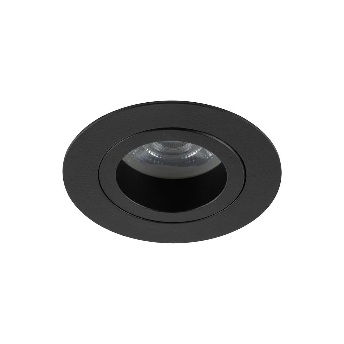 Oprawa wpuszczana łazienkowa TK Lighting AURA BLACK GU10 IP65 czarna ruchoma 230V 10571