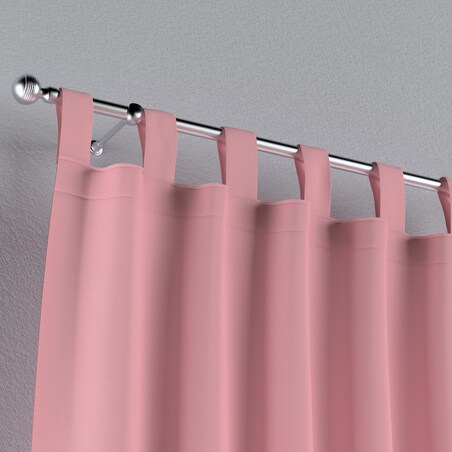 Zasłona na szelkach 1 szt. 130x245 brudny róż