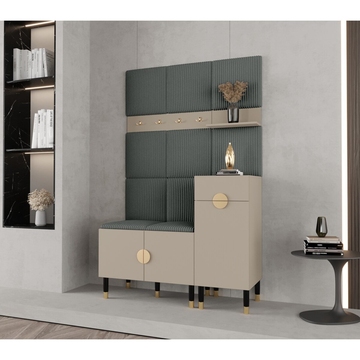 Garderoba do przedpokoju Abiks PALERMO 5 kaszmir+poso60