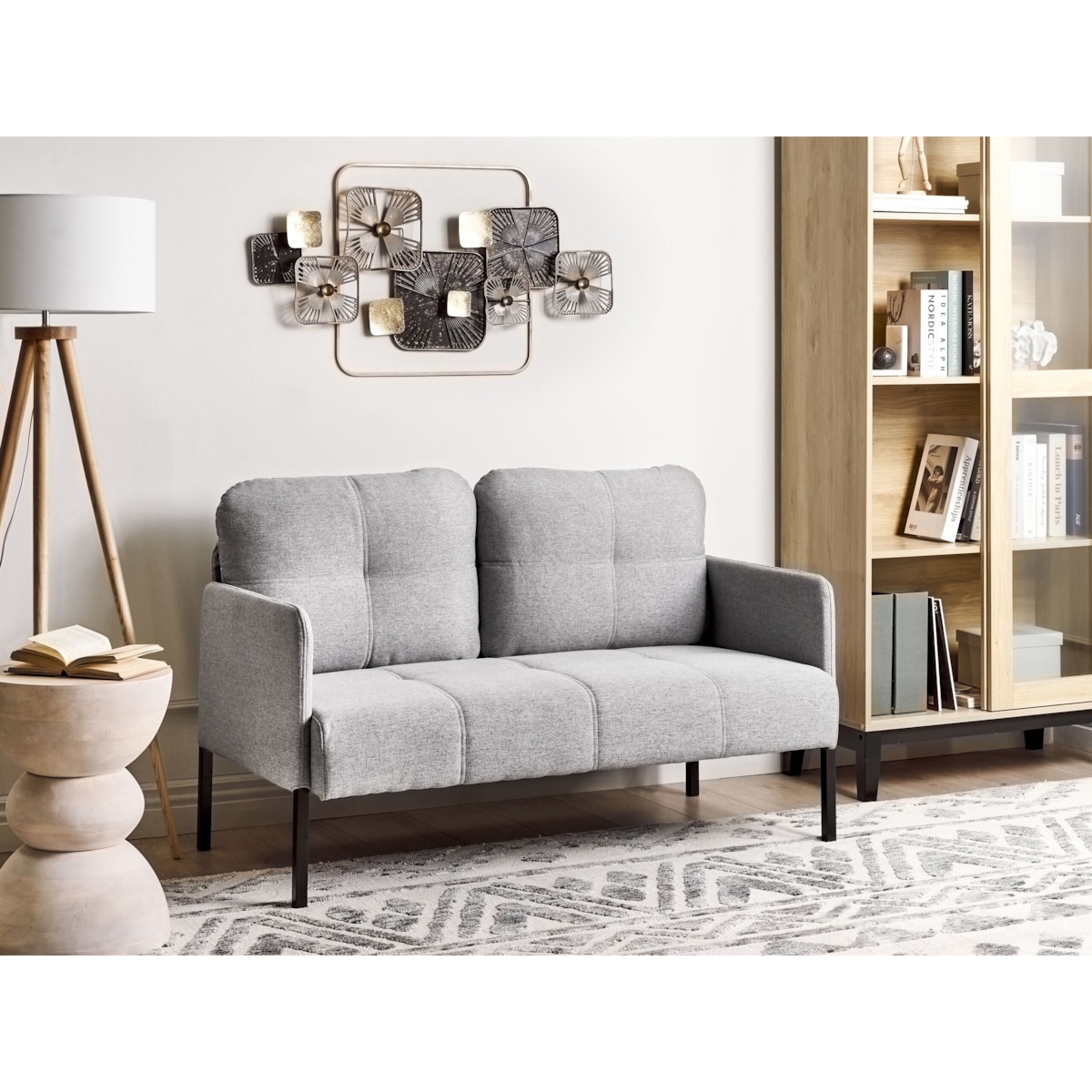Sofa dla 2 osób LAHTI Szary