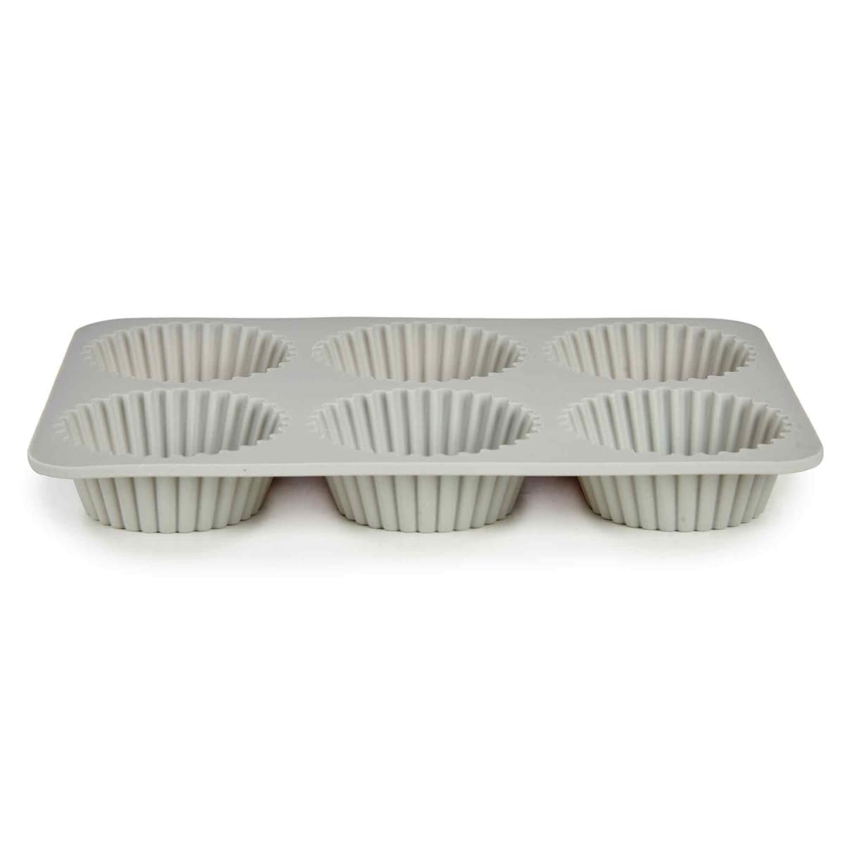 Forma na muffiny silikonowa, 26 x 17 x 3 cm, kolor szary