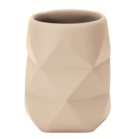 Kleine Wolke Crackle Kubek łazienkowy naturalny beż