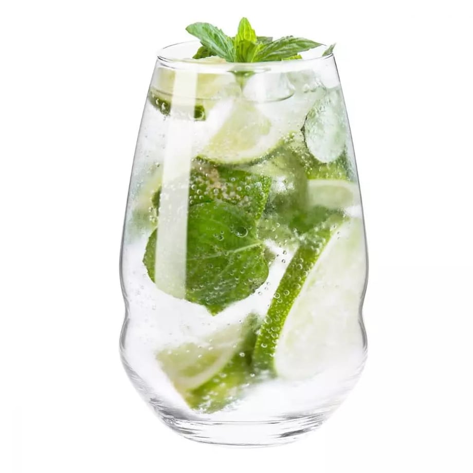 Szklanki i nel Krosno 6 x 500 ml Napoje Drinków Koktajle Zwężane Nowoczesne