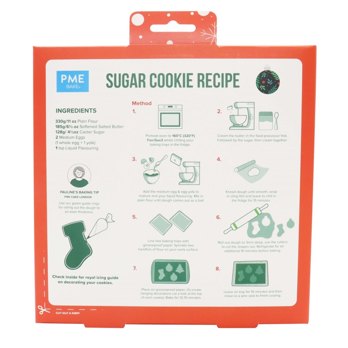 PME Zestaw 3 foremek do ciastek świątecznych