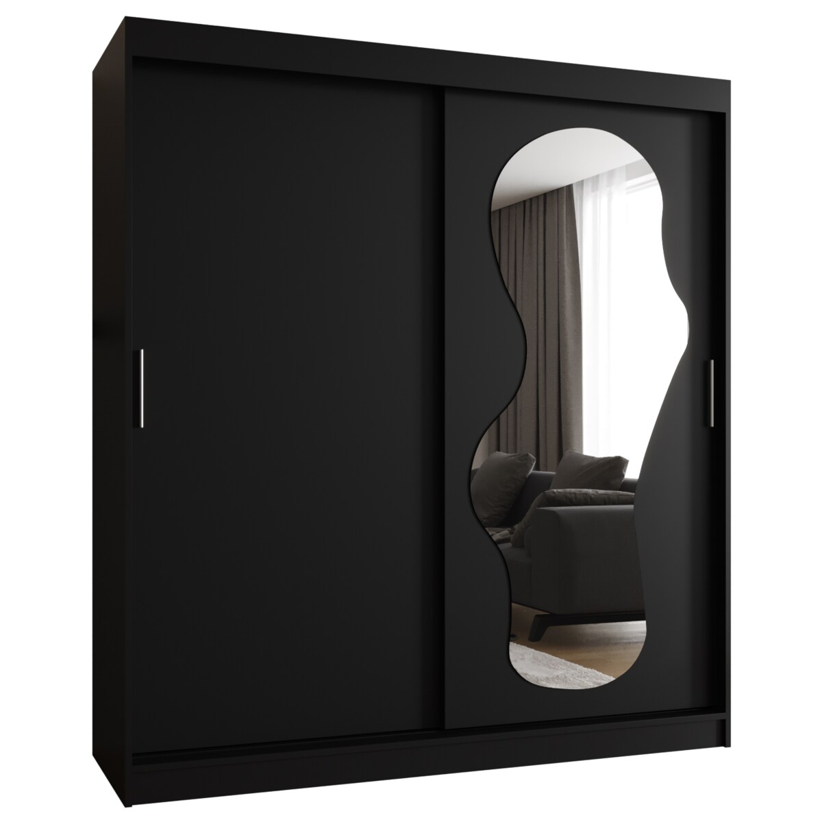 Szafa przesuwna ULTRA 180 czarny