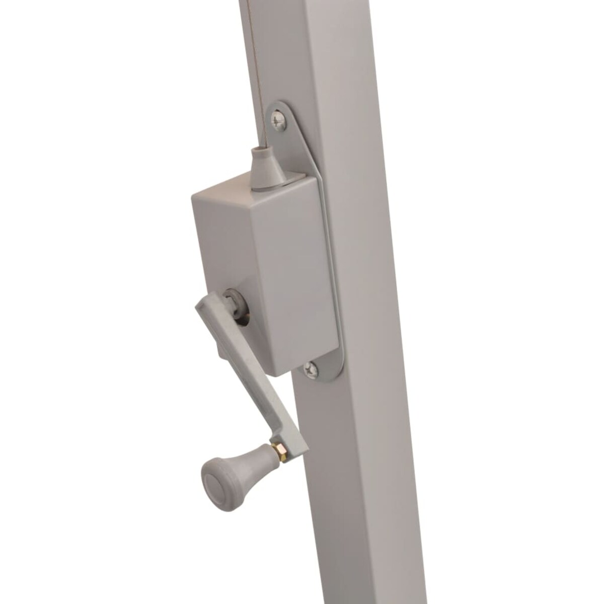 vidaXL Parasol ogrodowy, wiszący, 300 x 300 cm, aluminiowy, zielony