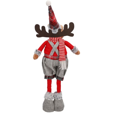 RENIFER świąteczny DUŻY dekoracja ŁOŚ figurka