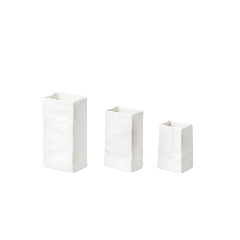 Mini wazoniki PORCELANOWE TOREBKI, 3 szt.