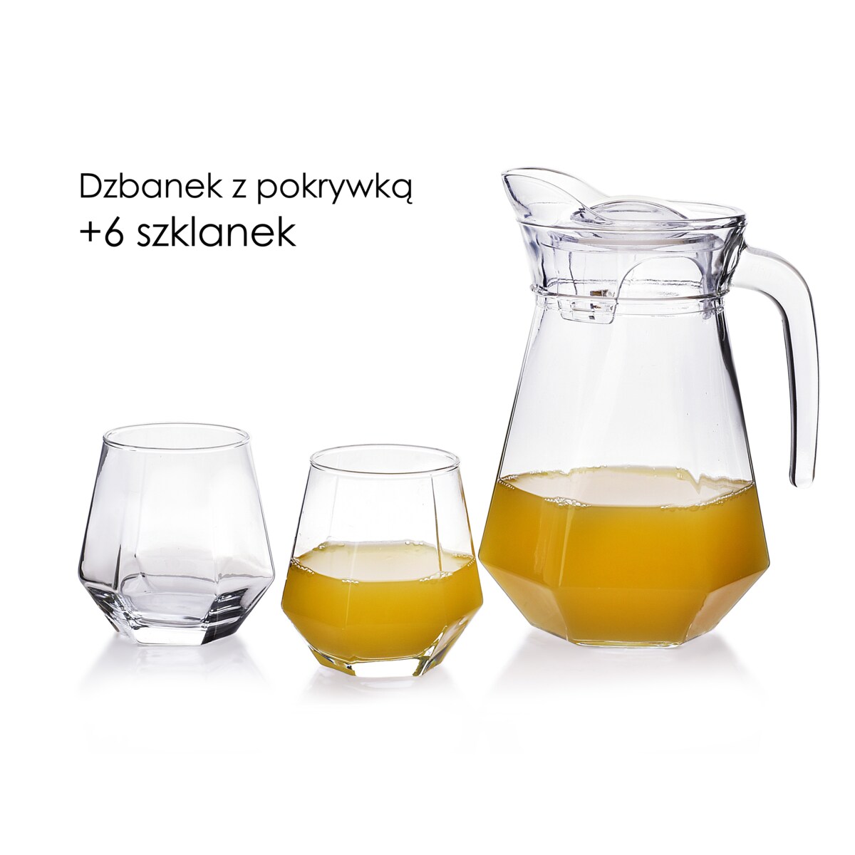 ADEL Komplet dzbanek i 6 szklanek1,4L 6x330ml