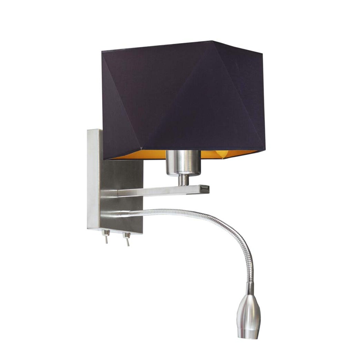 Kinkiet LED lampa ścienna lampa na ścianę z abażurem diament MOTO