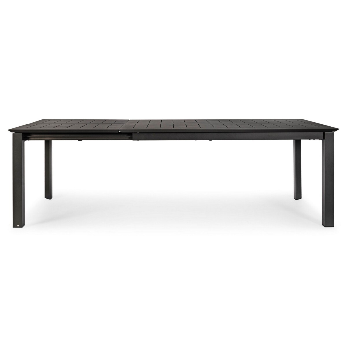 BIZZOTTO stół ogrodowy rozkładany KONNOR czarny