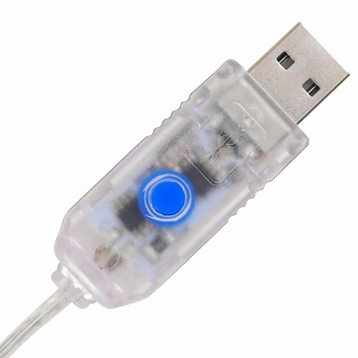 vidaXL Choinka z 160 diodami LED Zimna Biała 150 cm Akryl